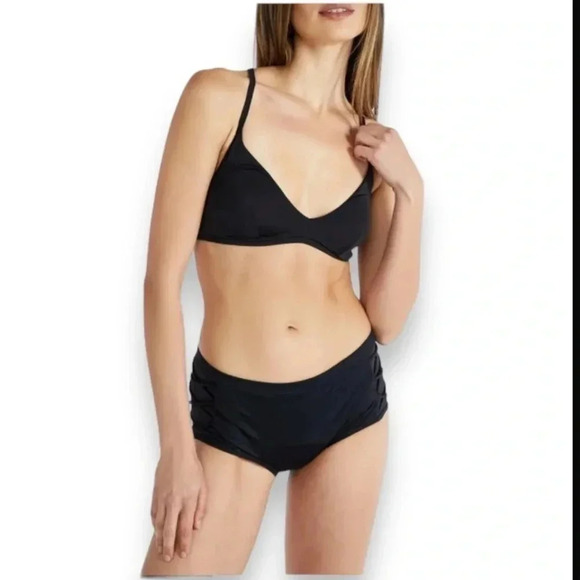 Mesh Side Criss Cross Santana Bikini - Picture 4 of 8